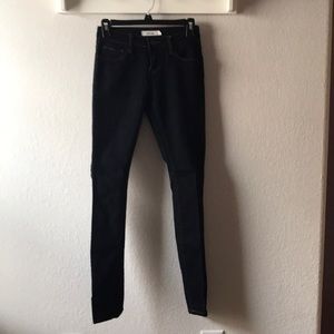 Very dark was jeggings